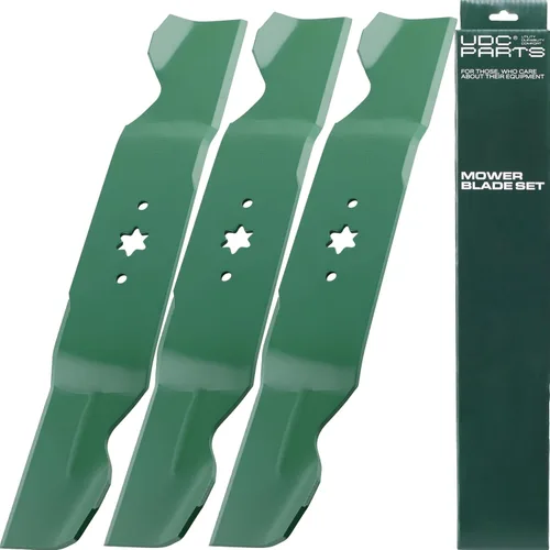 Vista 47 de UDC Parts 103-6401 Hojas de cortadora para Exmark de 48 pulgadas 103-6401-S 103-6381-S 103-6381 103-6391-S 103-6391 103-6396 103-6396-S Lazer Z Turf