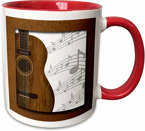 Vista 10 de 3D Rose 149974_4 - Taza de cerámica de dos tonos, 11 onzas, negro/blanco