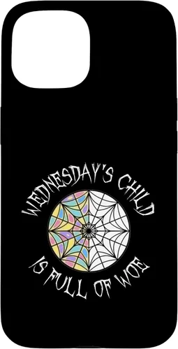 Vista 6 de Wednesday's Child Full of Woe - Carcasa redonda para iPhone 16
