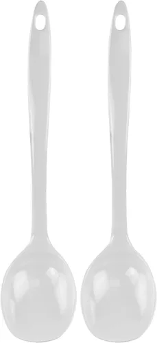 Vista 11 de Reston Lloyd Cuchara de cocina para servir, untar, mezclar, resistente al calor, sin BPA, melamina de 11 pulgadas, utensilio con mango ergonómico