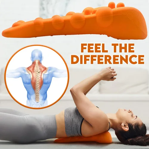 Vista 8 de COZLOW - Masajeador de punto de activación trapecio - Herramienta de liberación occipital con 14 protuberancias de masaje - Removedor de nudos