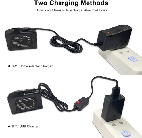 Vista 4 de Batería recargable de iones de litio de 7.4V 3000mAh (batería de 7.4V 3000mAh (1 unidades))
