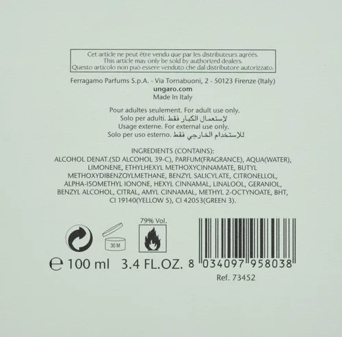 Vista 4 de Emanuel Ungaro Fruit D'amour Green Eau de Toilette en espray para mujer, 3.4 onzas