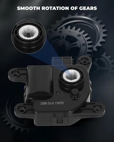 Vista 4 de Actuador de puerta de mezcla de calefactor HVAC A/C - Ajuste directo para Hyundai Accent 2011-2014/para Genesis Coupe 2010-2016/para Tucson