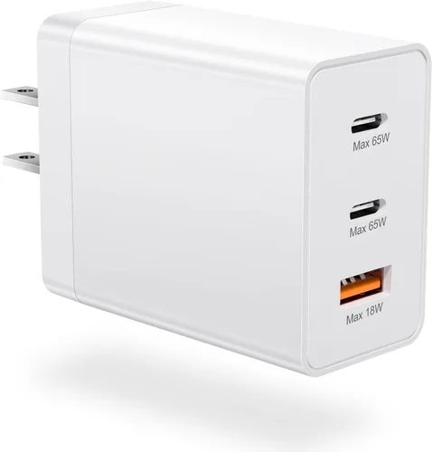 Vista 8 de Cargador de pared 3.0 de carga rápida, bloque de cargador USB de 4 puertos, adaptador de corriente iSeekerKit Multi USB, enchufe de caja de carga