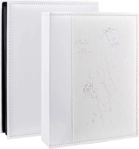 Vista 20 de Artmag - Paquete de 2 álbumes de fotos pequeños de 4 x 6 pulgadas, cada paquete con 26 páginas transparentes, para 52 fotos verticales de 4 x 6