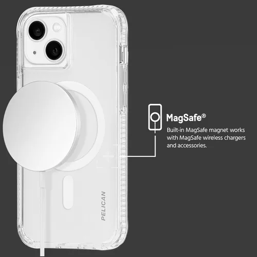 Vista 2 de Pelican Ranger Series - Funda para iPhone 13 Pro, compatible con MAGSAFE. Compatible con accesorios y cargadores MAGSAFE. Protección contra caídas