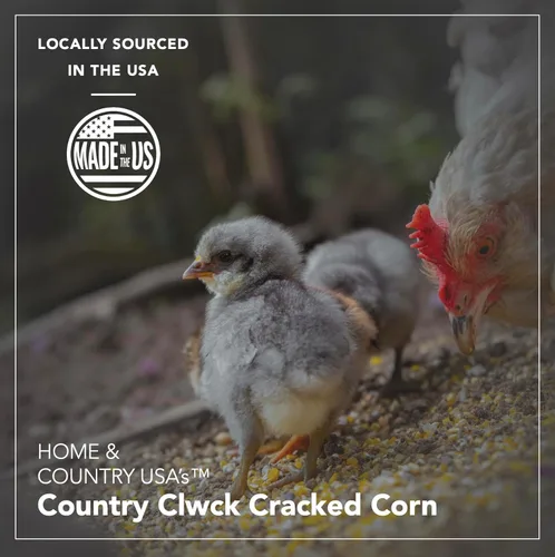 Vista 6 de Home and Country USA Country Clwck - Maíz agrietado para pollos, ciervos, pájaros y muchos más vida silvestre. (50 libras)
