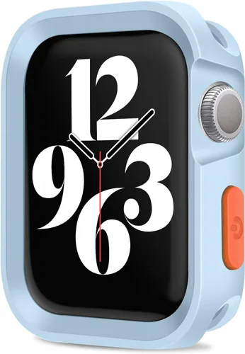 Vista 12 de Amizee Estuche Resistente Compatible con Apple Watch Series 9/8/7 41mm SE 3/2/1 Series 6/5/4 40mm, Funda Protectora de TPU Blanda a Prueba de Golpes