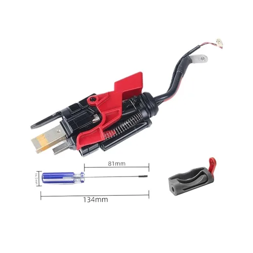 Vista 2 de Conjunto de interruptor de gatillo/reemplazo de botón compatible con aspiradoras Dyson V15/V11/SV15 tipo batería con clic