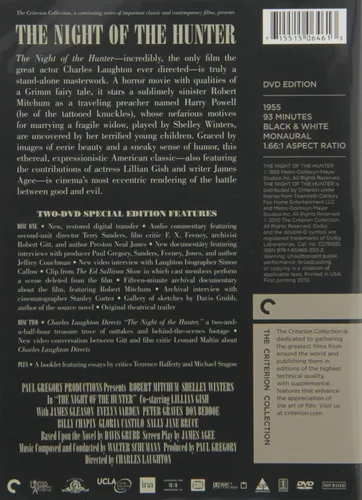 Vista 6 de The Night of the Hunter The Criterion Collection DVD