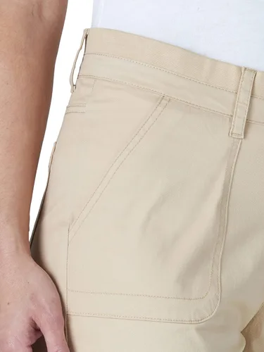 Vista 5 de Lee Beatrix bermuda Avey con cintura tejida de calce holgado para mujer