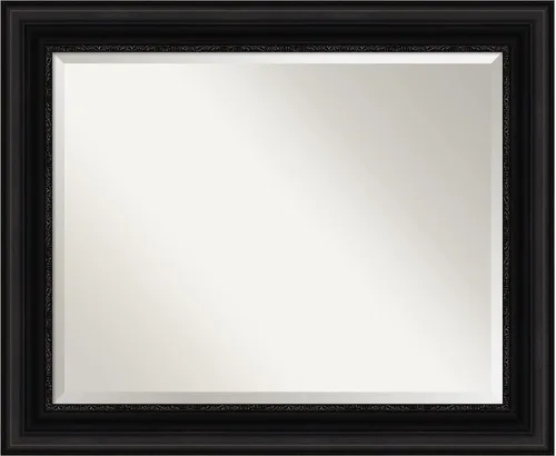 Vista 25 de Amanti Art Espejo de pared, espejo de marco negro para decoración de pared o para usar como espejo de baño para sobre el fregadero