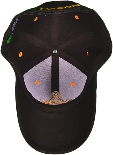 Vista 5 de Freemason Mason Lodge Symbol Gorra de béisbol ajustable bordado 3D