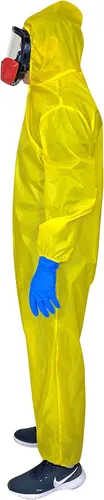 Vista 3 de Rasta Imposta Adult Hazmat Suit Costume