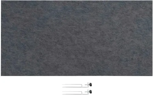 Vista 30 de VERSARE SoundSorb - Paneles de privacidad de escritorio, paneles modestos de amortiguación de ruido para escritorios Soportes de clip de borde