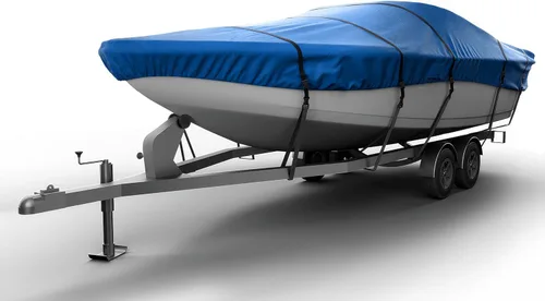 Vista 11 de Seal Skin Covers Funda Universal para Barco, Cubierta Impermeable de Grado Marino para 12'-14' L y Hasta 68" W, De Servicio Pesado y Resistente a