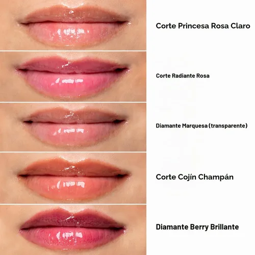 Vista 4 de Physicians Formula Mineral Wear Diamond Lip Plumper Gloss, dermatológicamente probado, diamante de bayas brillantes