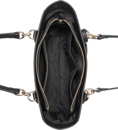 Vista 4 de Nine West Brooklyn Bolso Jet Set pequeño, marrónnegro, Marrón y negro.