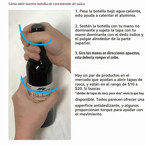Vista 3 de Concentrado de jugo de saúco 12.5 onzas líquidas (paquete de 2)