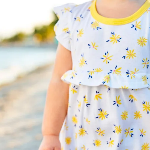 Vista 2 de HonestBaby Multipack Short Romper Sets and Dresses 100% Organic Cotton for Infant Baby, Toddler Boys, Girls, Unisex (LEGACY)