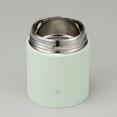 Vista 2 de Zojirushi Tarro de alimentos de acero inoxidable, 10 onzas, verde aireado