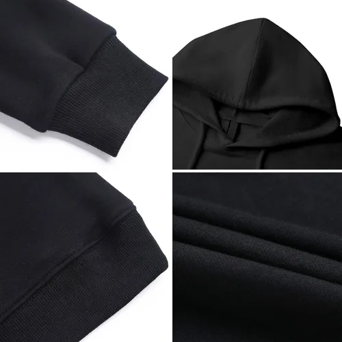 Vista 6 de Sudadera con capucha de encargo de los hombres con capucha suéter de las mujeres de la novedad