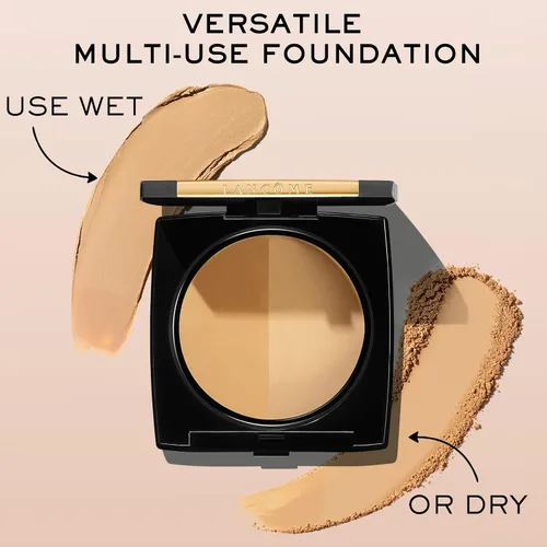 Vista 8 de Lancôme Base en polvo de doble acabado: acabado natural, cobertura transparente a completa, base de polvo de larga duración, controla el brillo