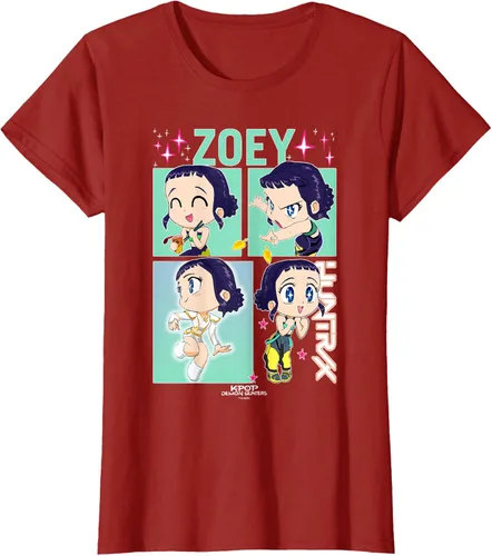 Vista 31 de Kpop Demon Hunters Zoey Camiseta Oficialmente Autorizada