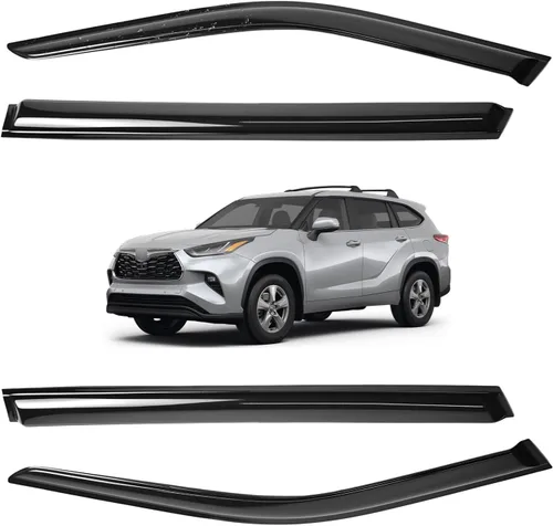 Vista 59 de Viseras para ventanas para Mazda 3 Sedán 4 puertas 2004 2005 2006 2007 2008 2009 estilo JDM Mugen, deflector de viento, protector solar y de lluvia