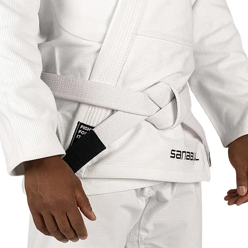 Vista 4 de Sanabul Cintos para Jiu Jitsu BJJ brasilero Profesional.