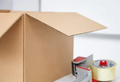 Vista 3 de Secure Seal - Paquete de 100 cajas de cartón corrugado de 6 x 6 x 6 pulgadas