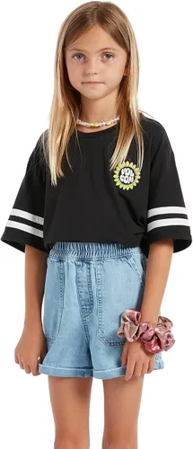 Vista 2 de Volcom Sunday Strut - Pantalón corto con puño enrollado para niña