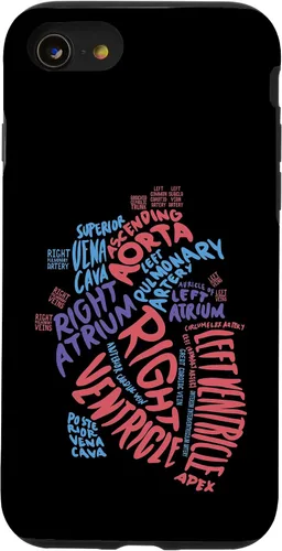 Vista 18 de Cardiac Nurse Anatomical Heart Cardiology Medical Gift Case for iPhone 17