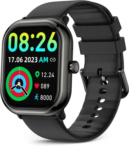 Vista 9 de Reloj inteligente (respuesta/hacer llamada), relojes inteligentes AMOLED de 1.96 pulgadas para mujer con más de 100 modos deportivos, rastreador