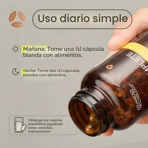 Vista 5 de EFA Completo con Omega 3 6 9 niveles óptimos de aceite de lino de alta potencia, aceite de pescado, aceite de borraja y aceite de onagra de noche