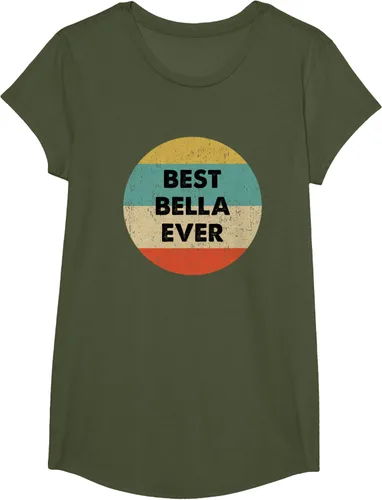 Vista 78 de Bella Name - Camiseta, Negro, S