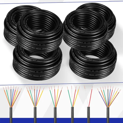 Vista 7 de Hoolerry Alambre sólido para sistema de rociadores, calibre 18, cable de riego con cubierta de PVC resistente a los rayos UV, para riego