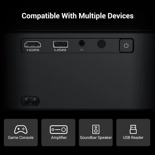 Vista 17 de HAPPRUN Proyector inteligente Full HD con aplicación de transmisión Negro