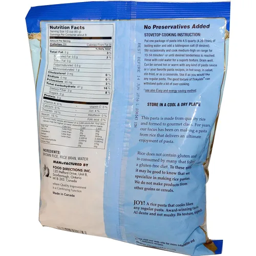 Vista 2 de Tinkyada 08435-6pack Tinkyada Shells Pasta de arroz integral - 6 x 16 onzas