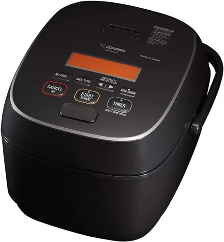 Vista 8 de Zojirushi NW-JEC10BA - Arrocera y calentador de calor por inducción de presión (IH), 5.5 tazas, fabricado en Japón