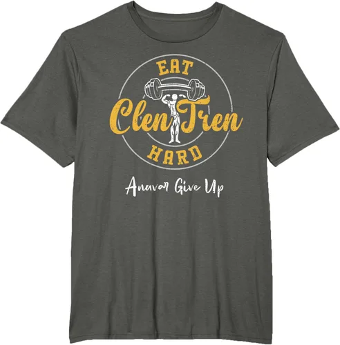 Vista 7 de Culturismo: Comer Clen Tren Hard Anavar Give Up - Camiseta de gimnasio, Negro