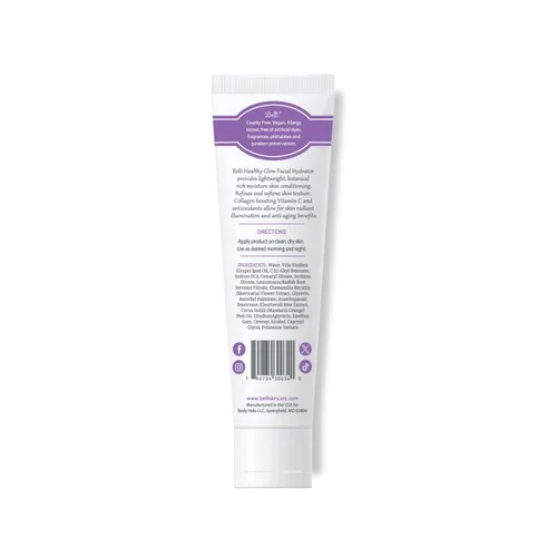 Vista 4 de Belli Skincare Healthy Glow Hidratante facial e hidratante, crema facial con vitamina C para pieles grasas, secas y sensibles, seguro