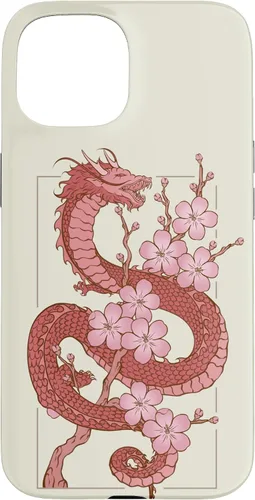 Vista 6 de iPhone 16 Japanese Dragon in Cherry Blossom Case