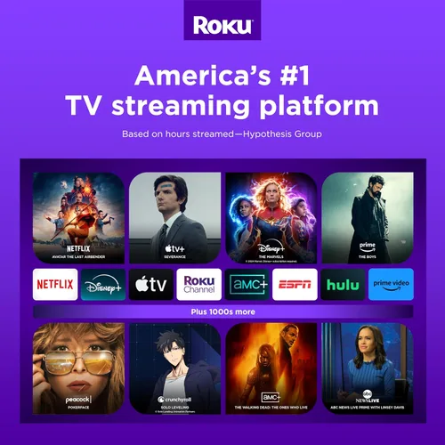 Vista 7 de Roku Smart TV – 55 pulgadas Pro Series 4K QLED RokuTV con retroiluminación Roku Voice Remote Pro, Dolby Vision IQ, frecuencia de actualización