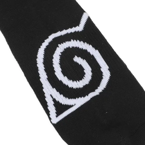 Vista 4 de Bioworld Naruto Shippuden Naruto Eating Ramen - Calcetines deportivos para hombre, Negro