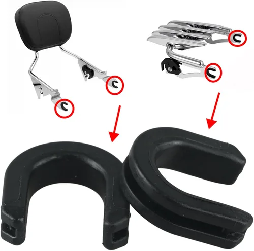 Vista 2 de Montaje de ojal de buje de respaldo para portaequipajes Harley Touring