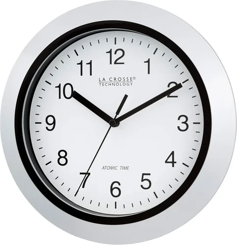 Vista 3 de La Crosse Technology Relojes de pared atómicos analógicos y digitales con temperatura