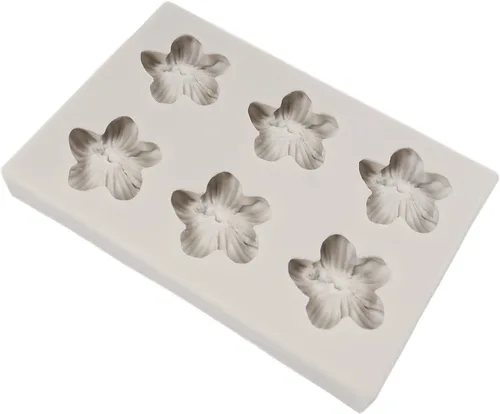 Vista 8 de Molde de Silicona de Flores Moldes de Fondant de Flores de Hibisco para Decoración de Pasteles Decoración para Cupcakes Dulces Chocolate Postres