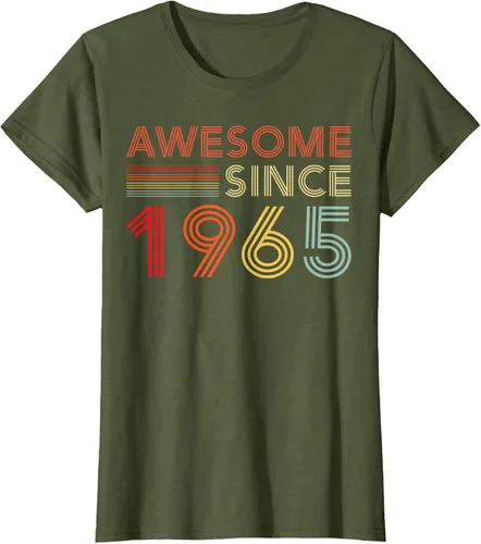 Vista 23 de Camiseta retro de 60 cumpleaños decoraciones para hombres 60 años 1965 60, Negro